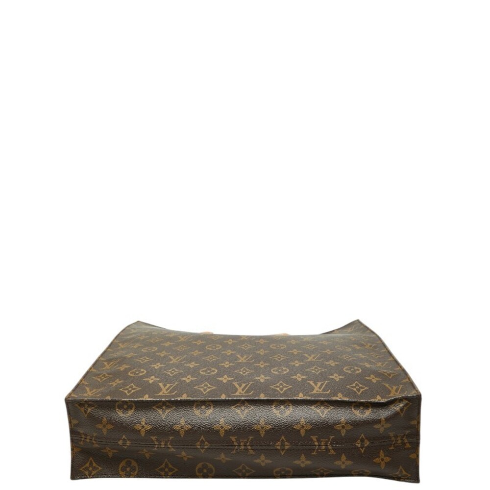 LOUIS VUITTON Brown Monogram Leather Tote Bag - Picture 3 of 11